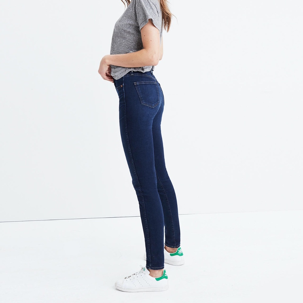 10" High Rise Skinny Madewell Hayes Wash